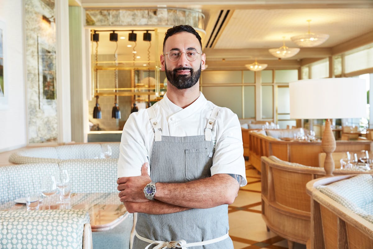 a man sitting at a table