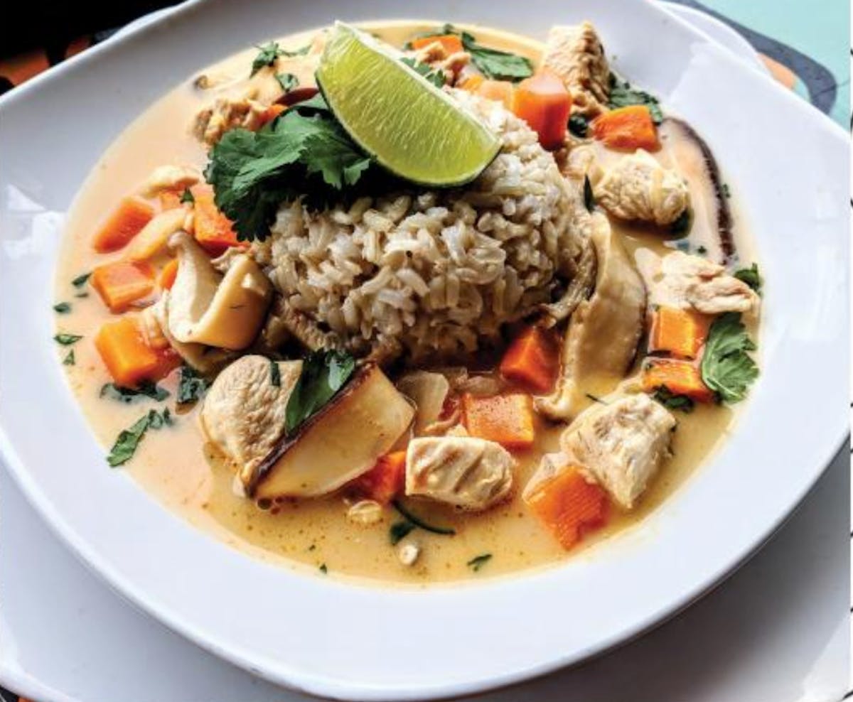 a plate of food
