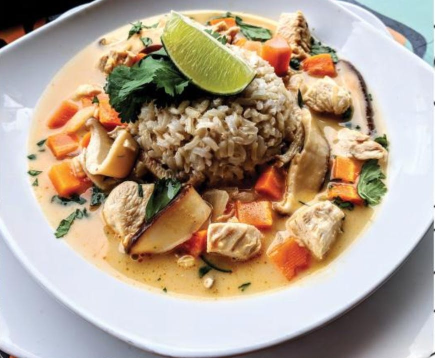 a plate of food
