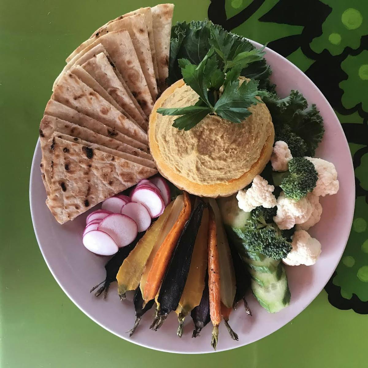 a plate of food
