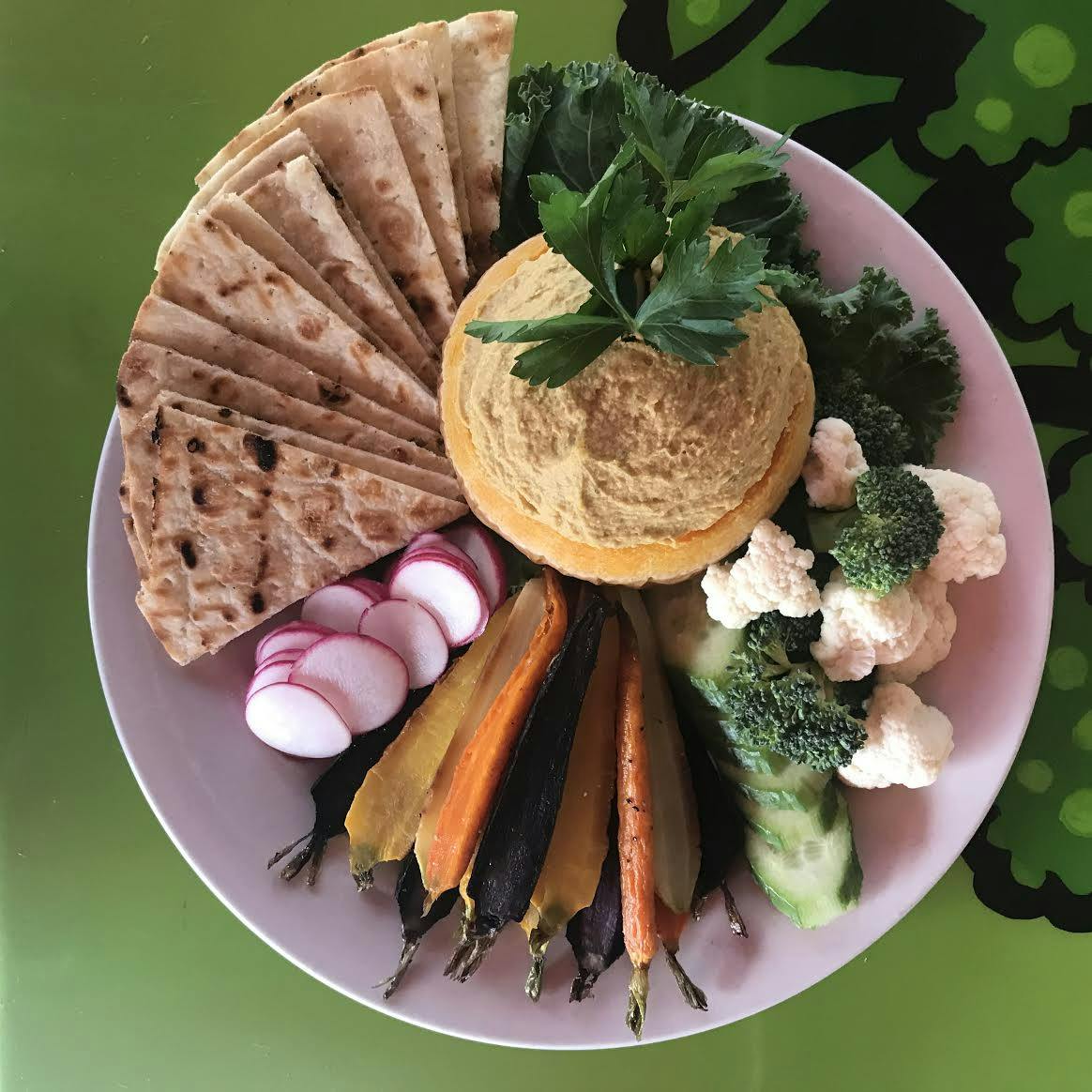 a plate of food