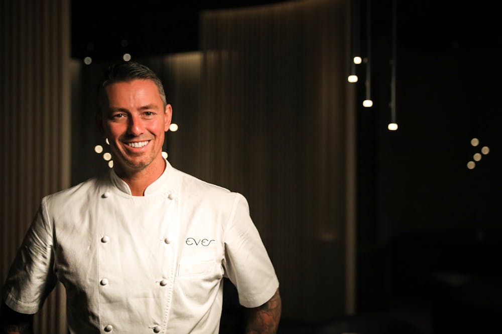 a man standing in a room