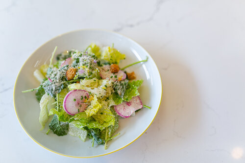 a bowl of food on a plate