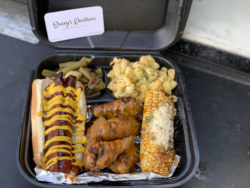 Menus Saucy's Southern BBQ in Denver, CO