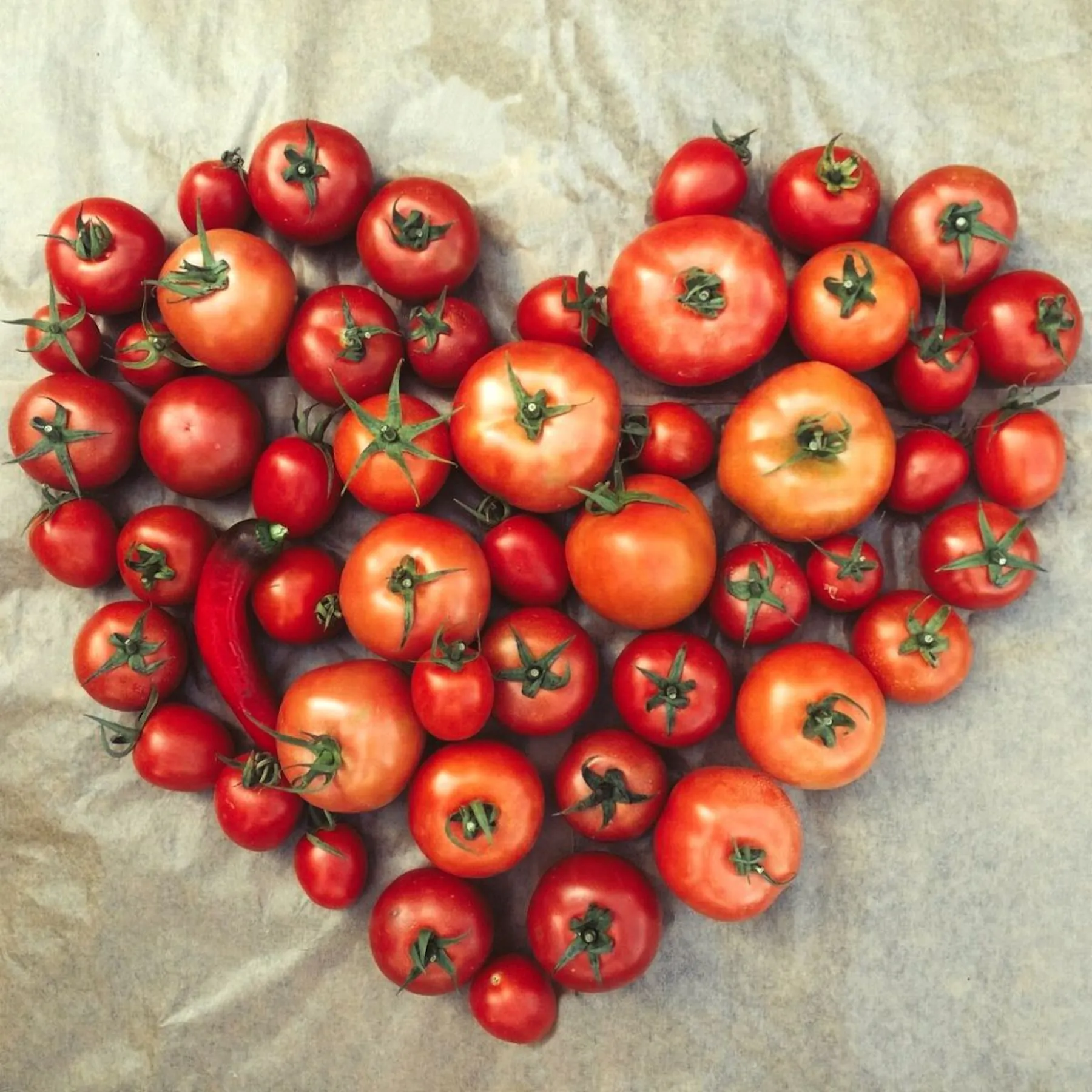 a red apple sitting on top of a cutting board