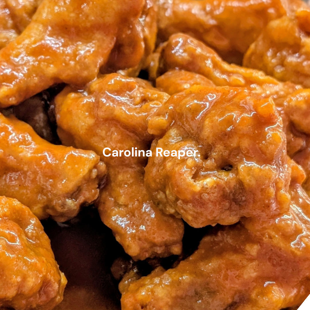 a pile of chicken wings
