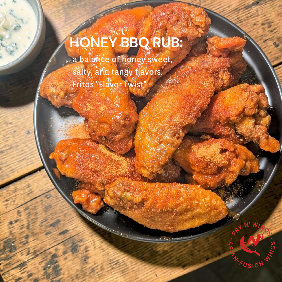 a plate of chicken wings