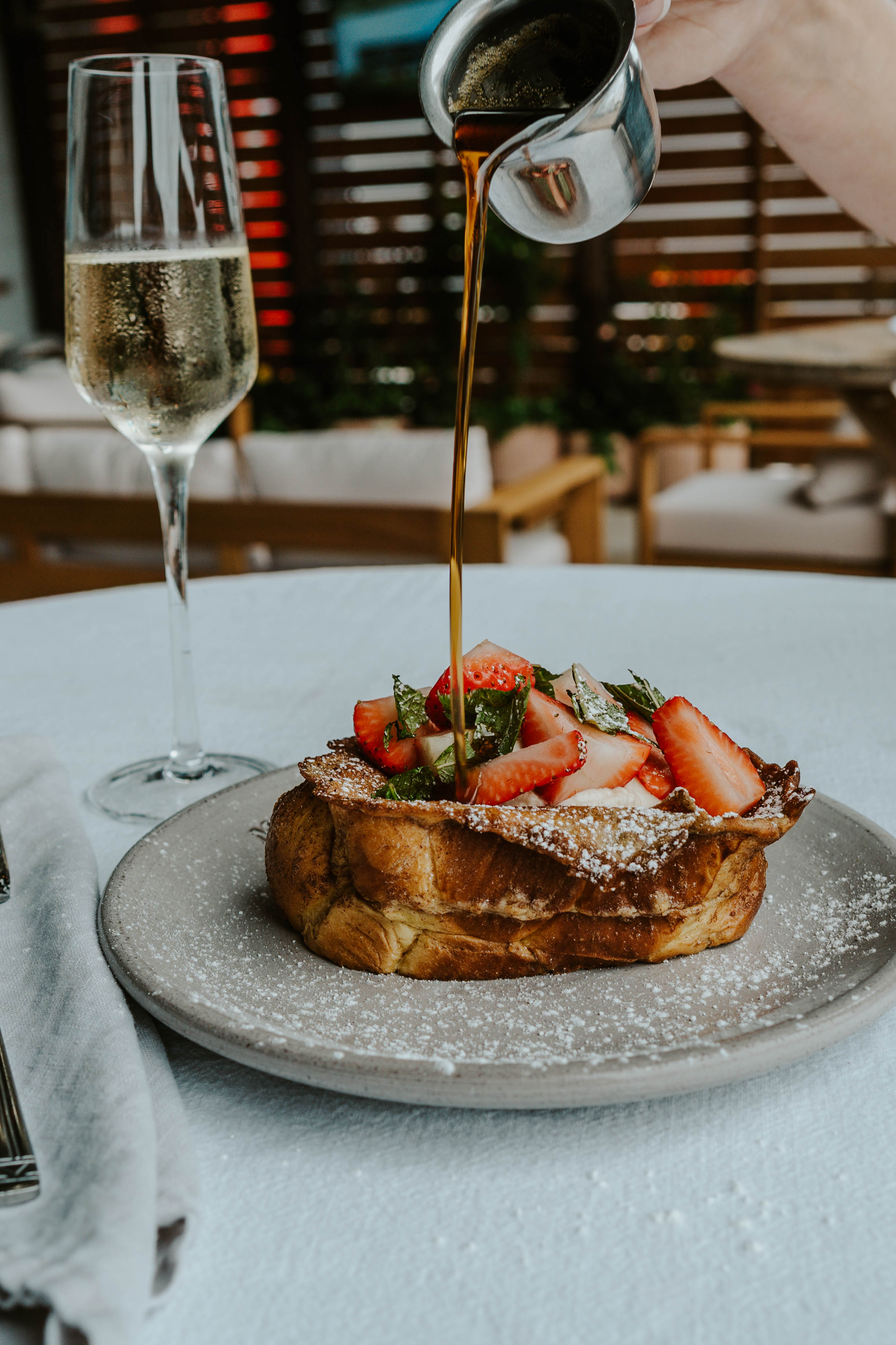 Goat Cheese French Toast at Milo Waco