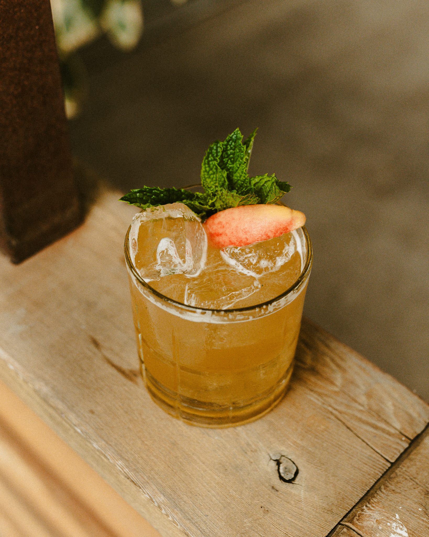 Peach Bourbon Cocktail for Summer at Milo