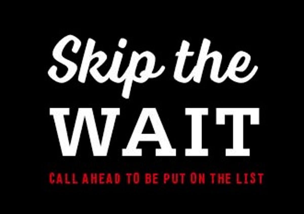 skip the wait text image