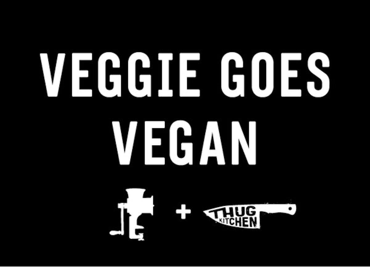 veggie goes vegan text