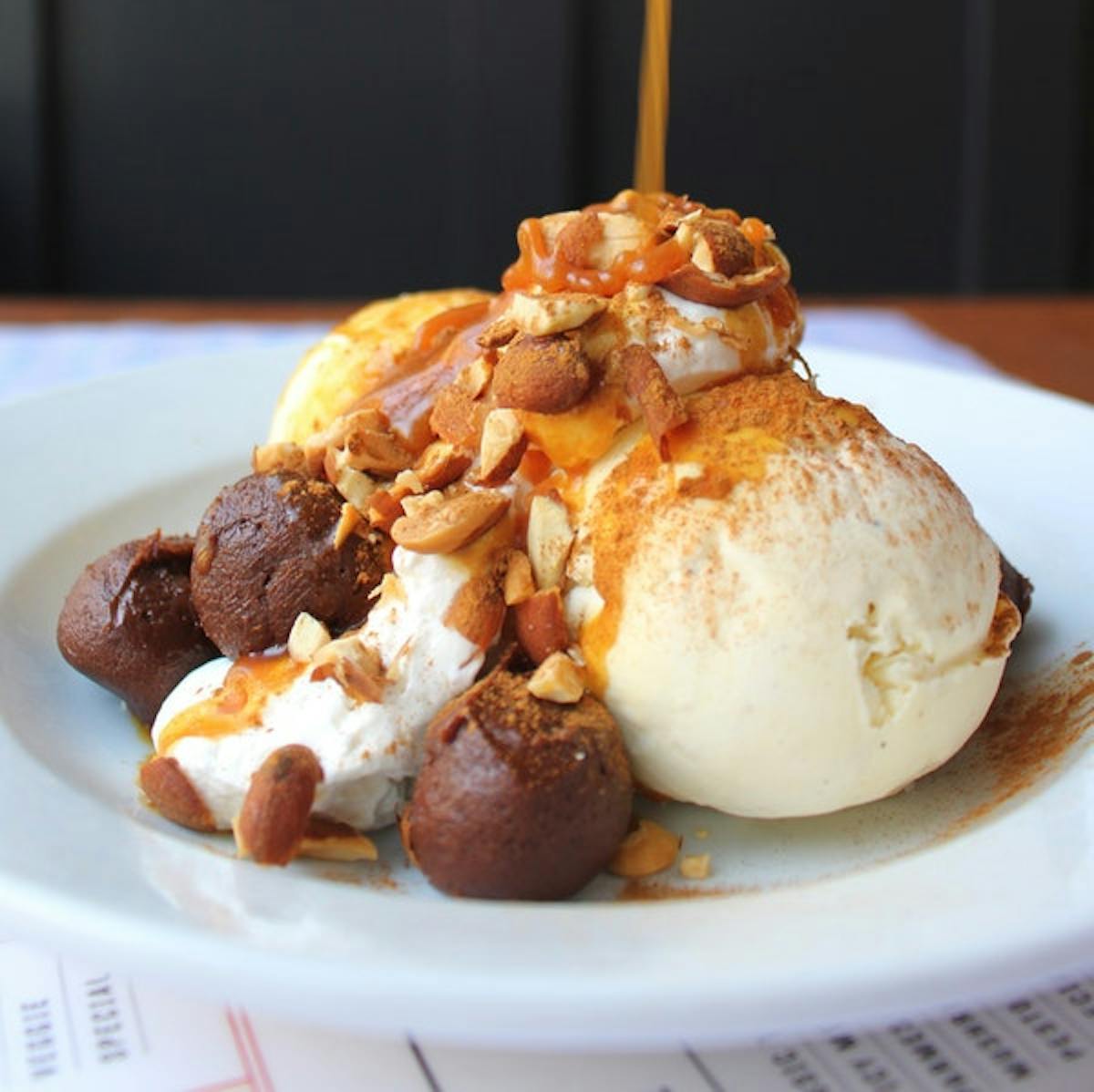a dessert plate