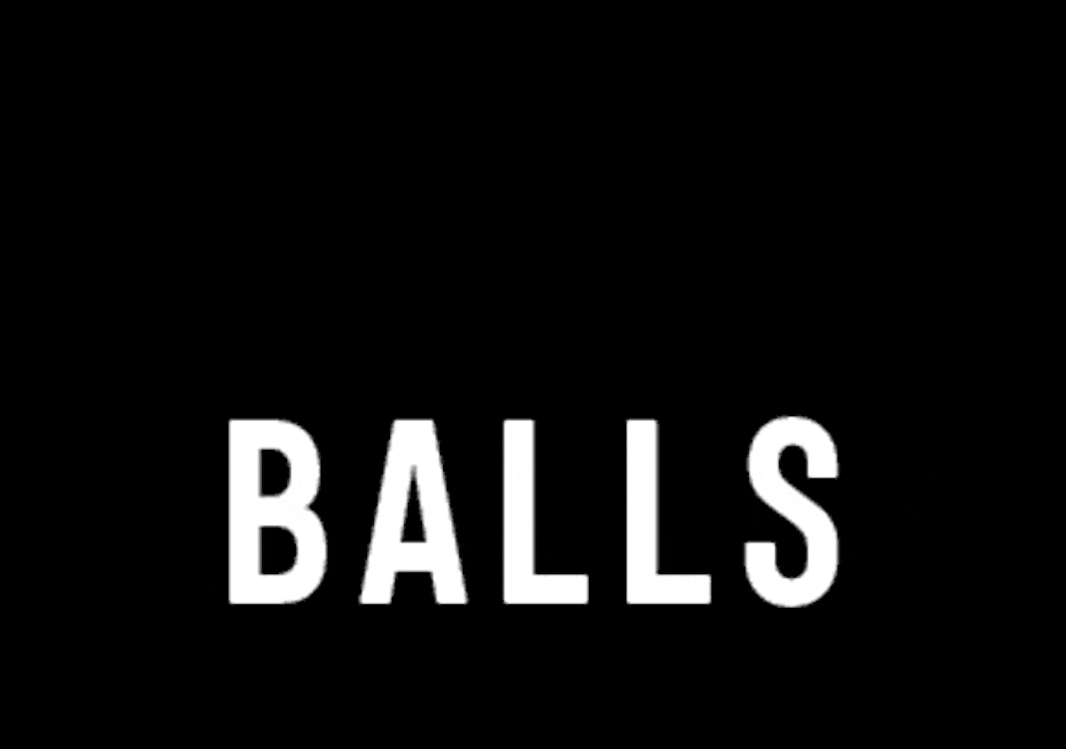 snow balls text
