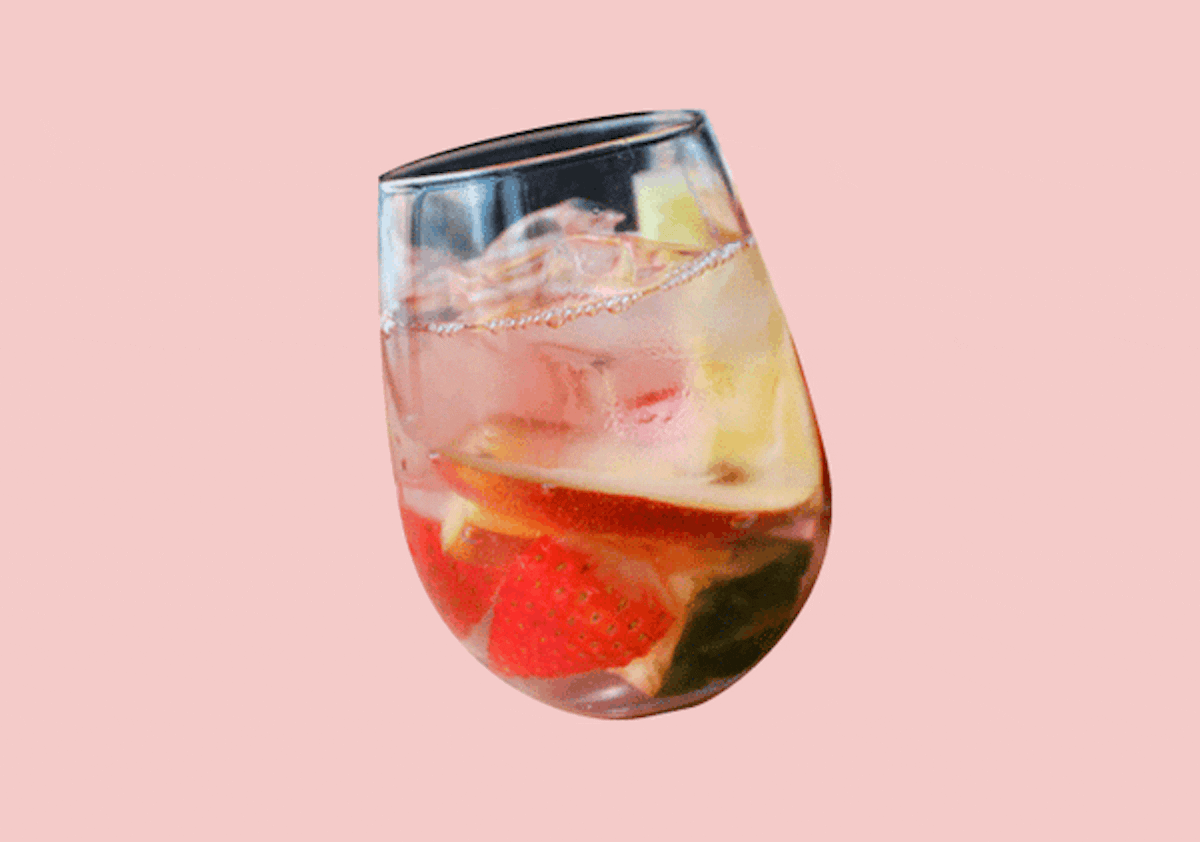 a moving drink