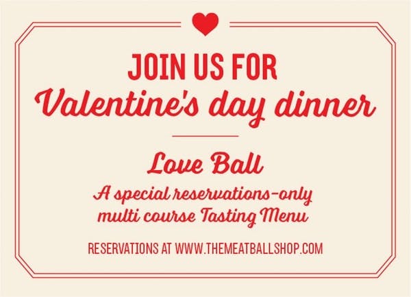 Valentines Day with the Meatball Master – Eden Eats