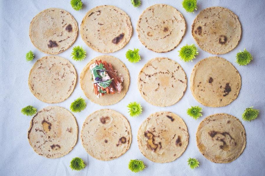 several different types of food on a plate