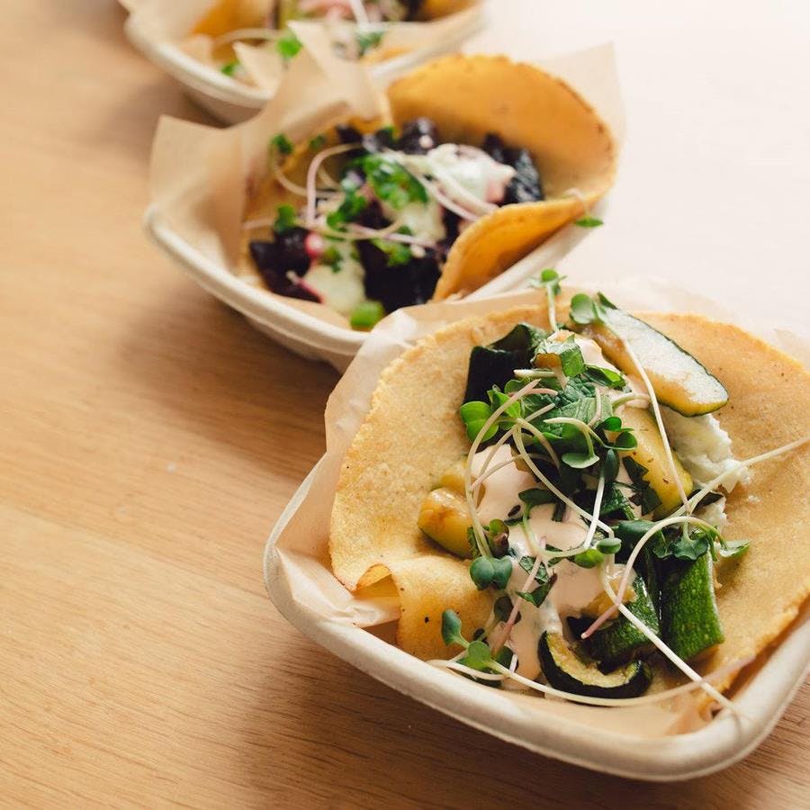 a bowl of food on a plate