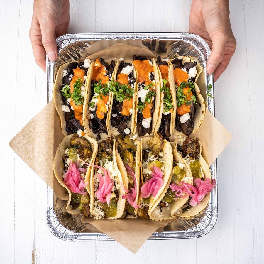 a basket full of food