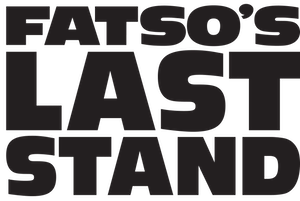 a sign lit up at night