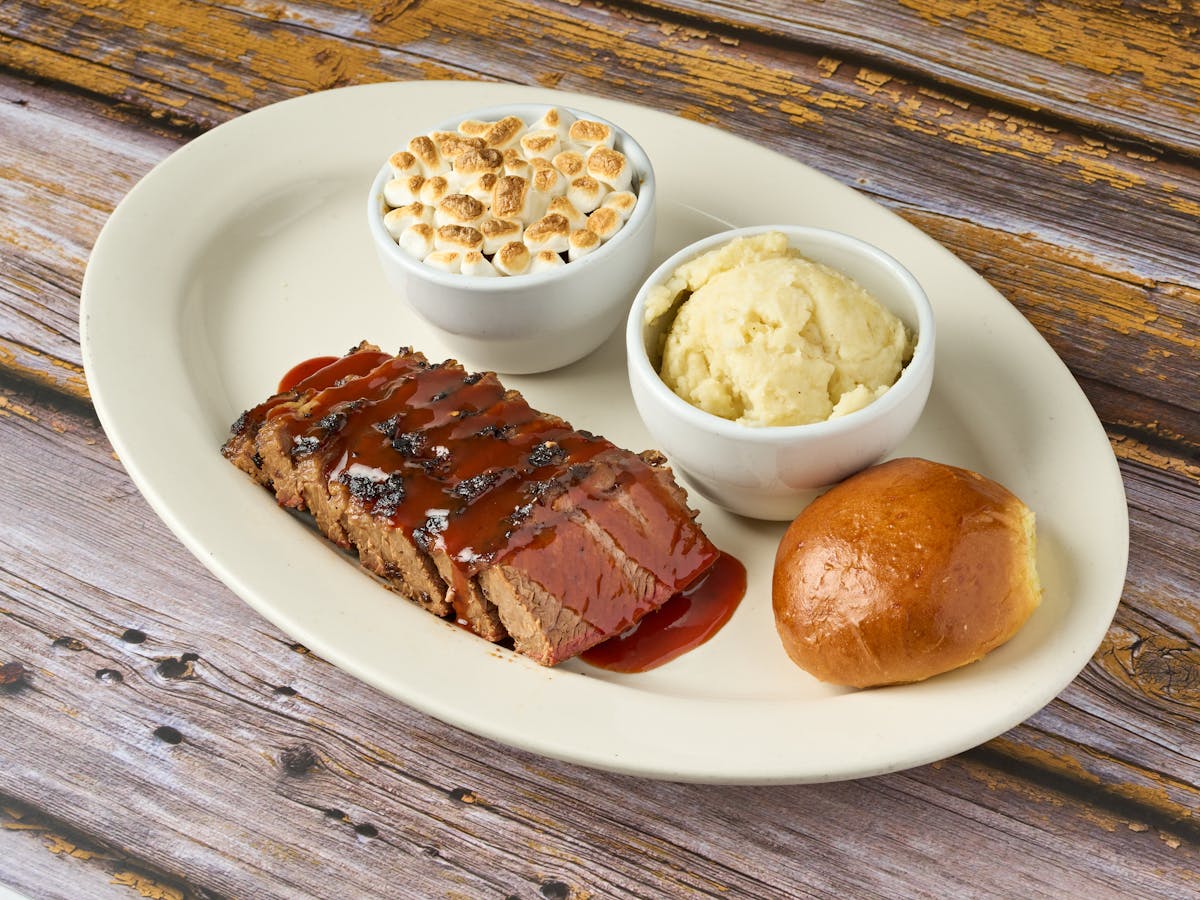 a plate of food on a table