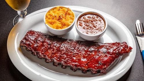 a plate of food on a table