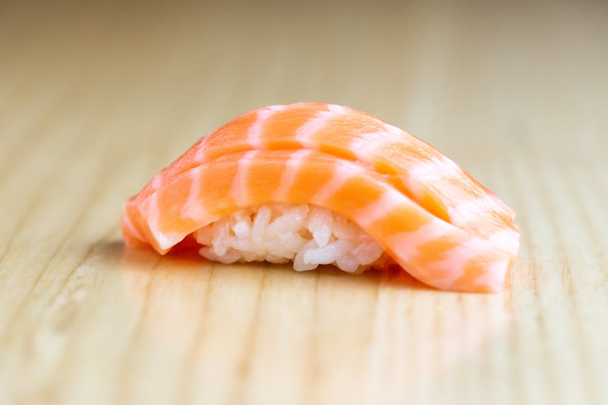 a close up of food on a table