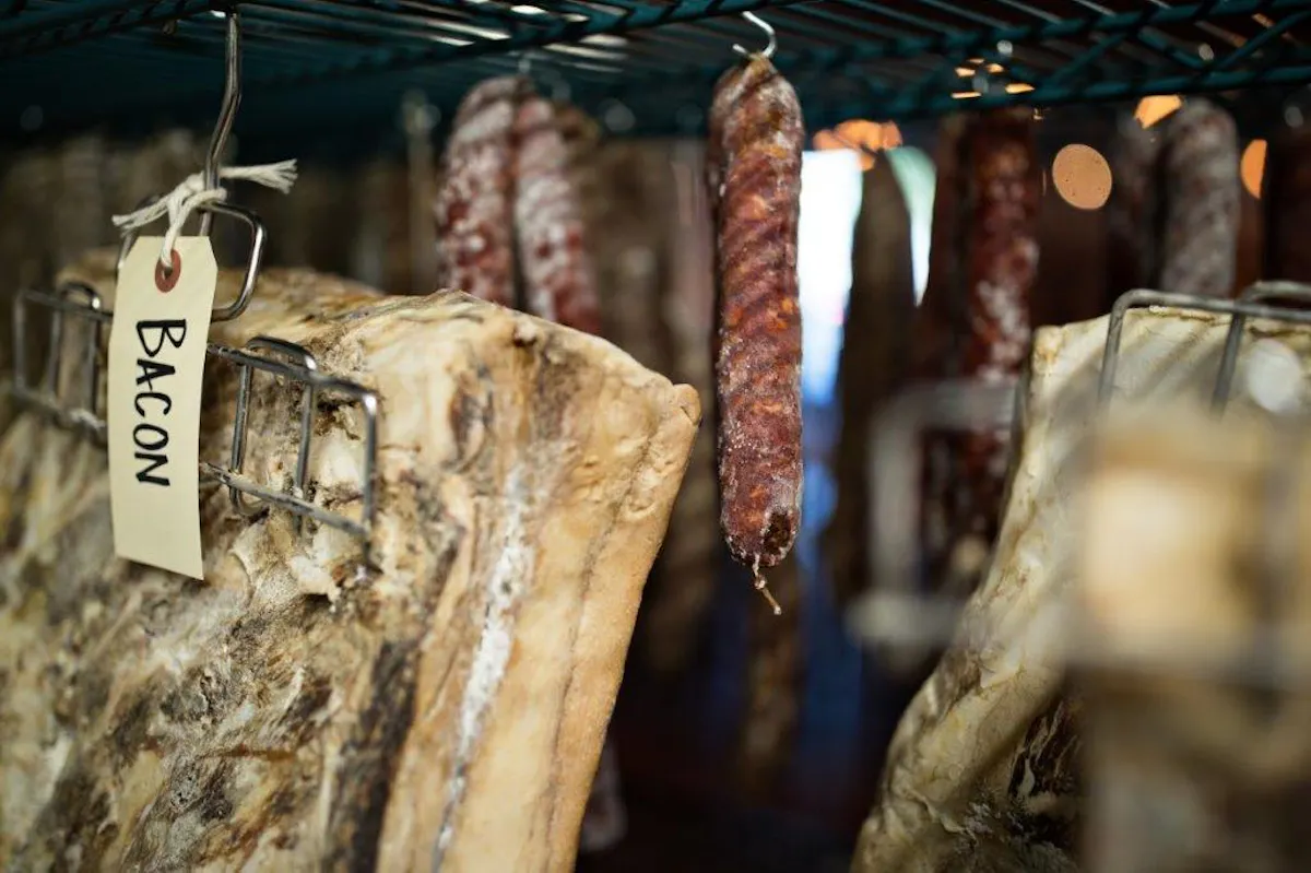 the charcuterie room