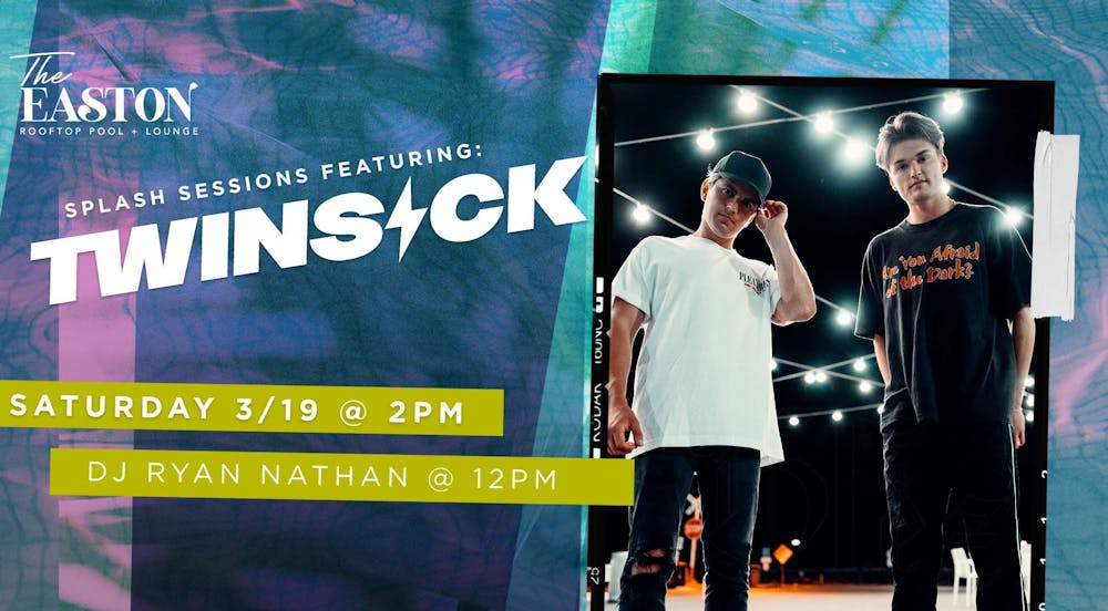Saturday Splash Pool Party Featuring Twinsick The Easton Rooftop