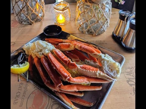 a tray of food on a table