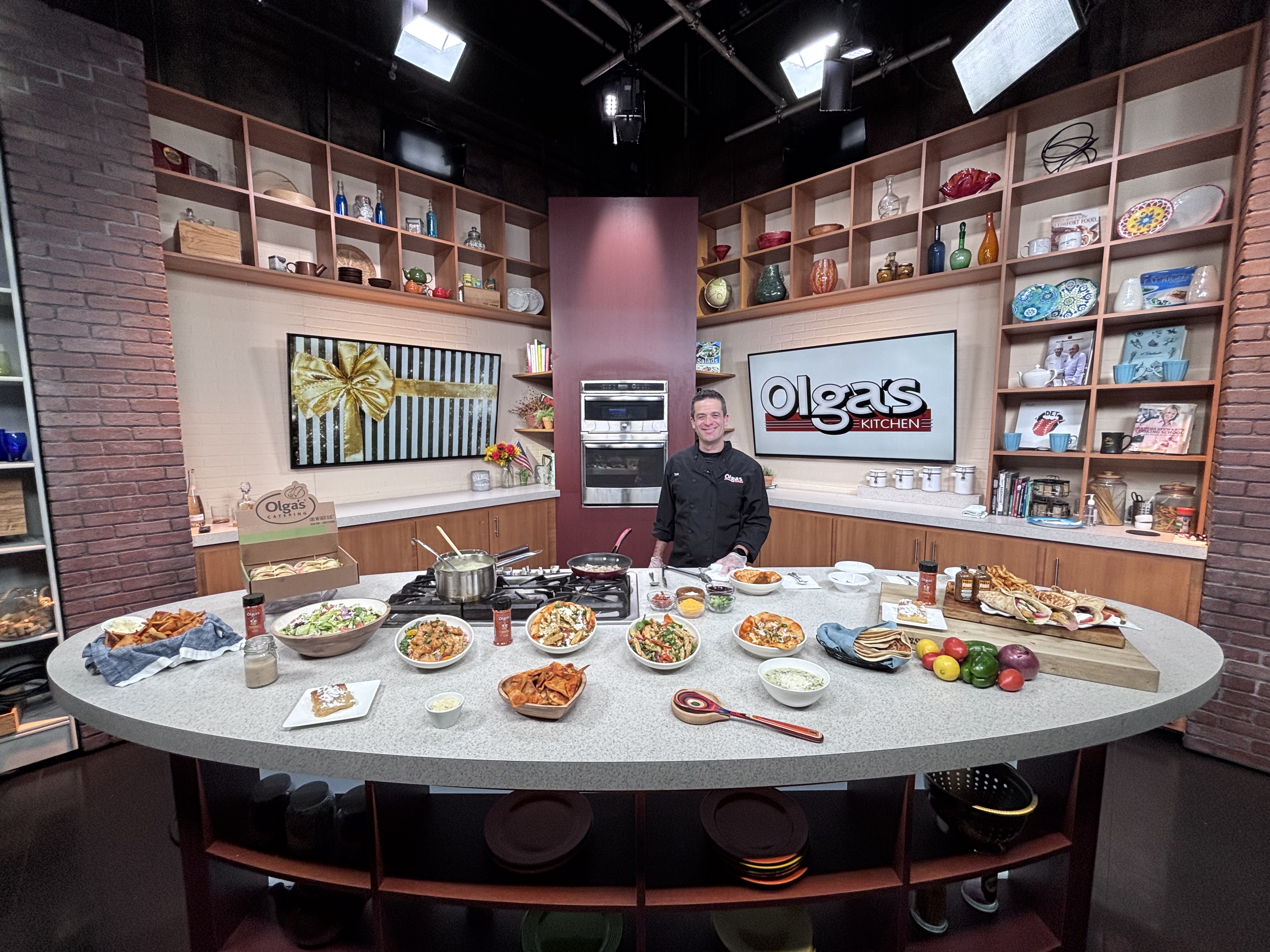 a cake sitting on top of a counter