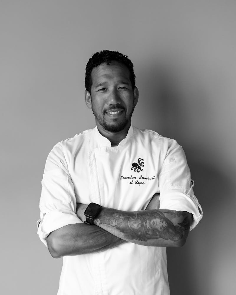 brandon soverall posing for the camera