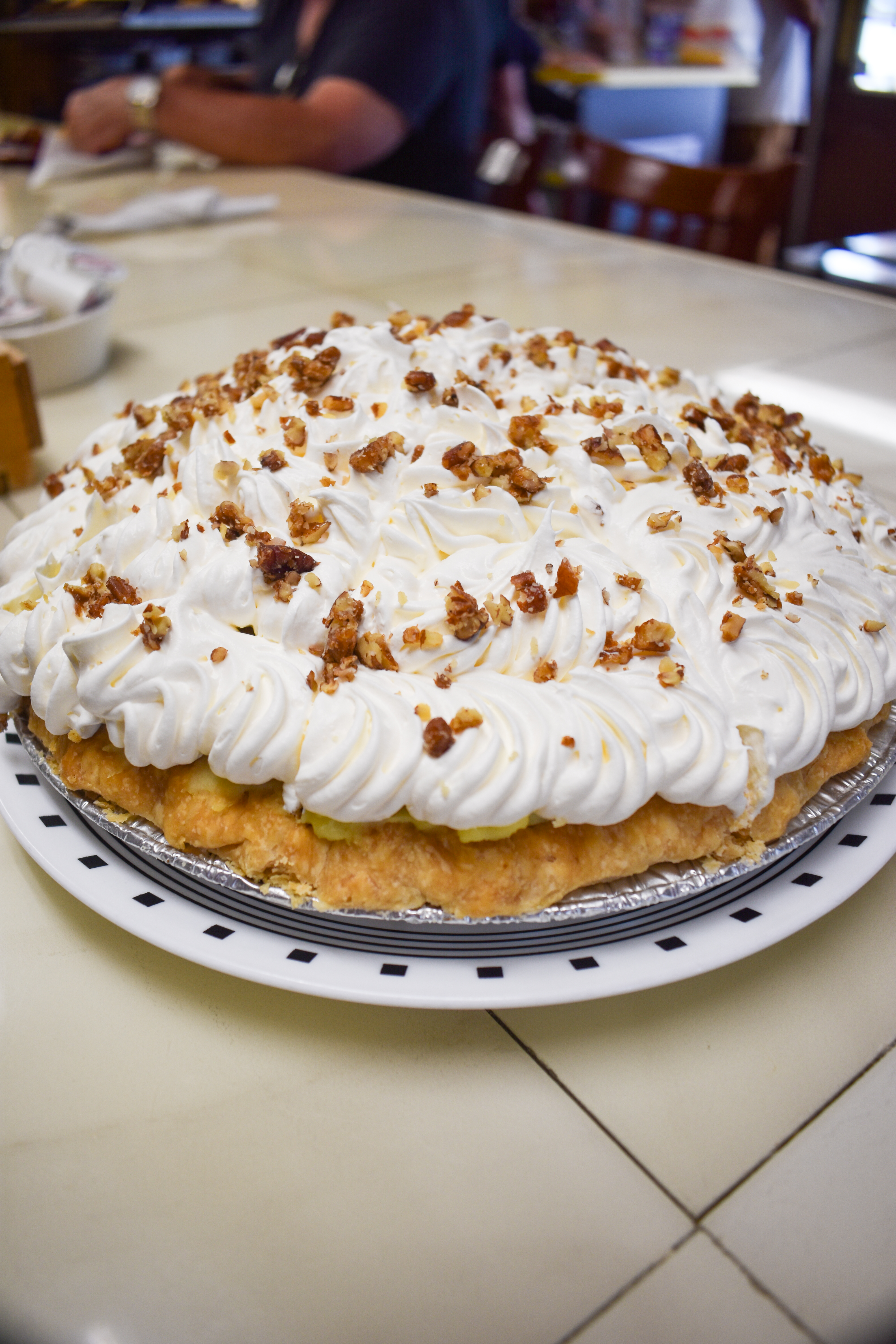 a piece of cake on a plate