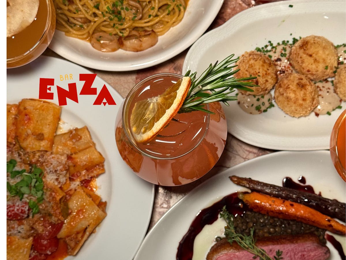 Italian cuisine and cocktail