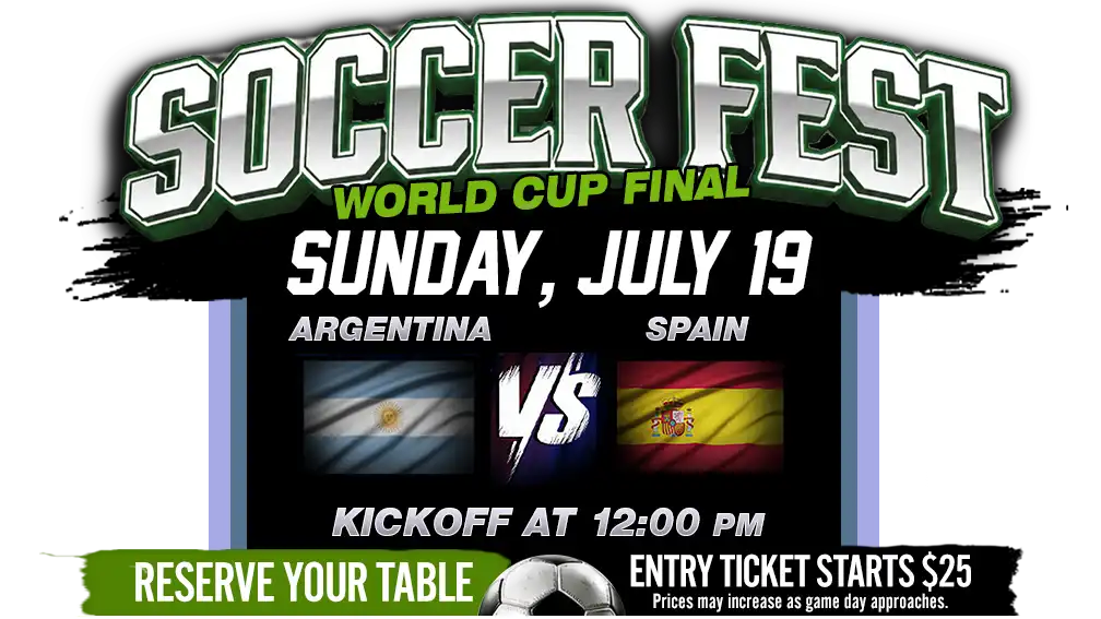 a poster for a football match