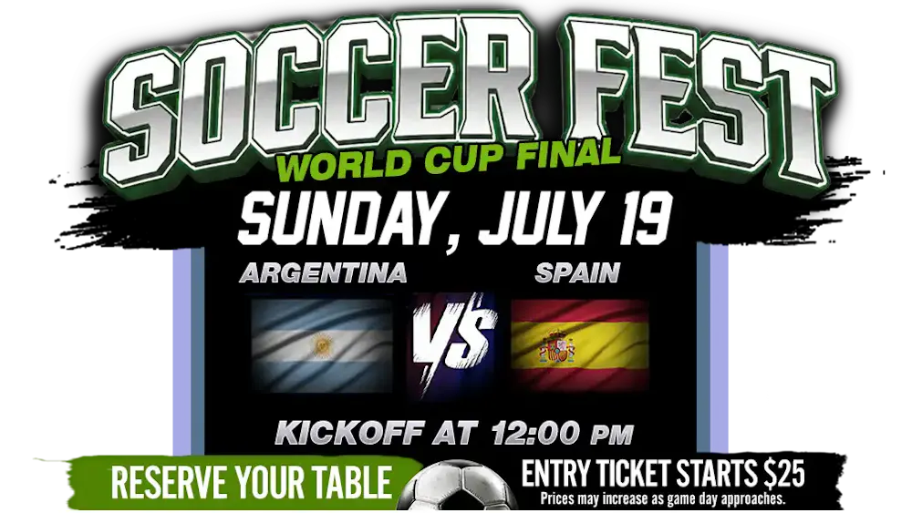a poster for a football match