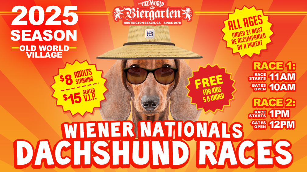 Wiener Dog Races | Biergarten Old World Huntington Beach, CA