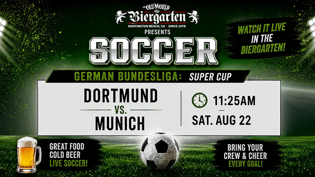 a poster for a football match