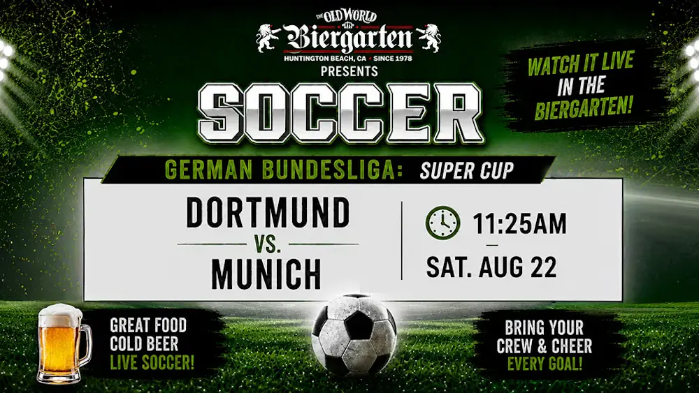 a poster for a football match