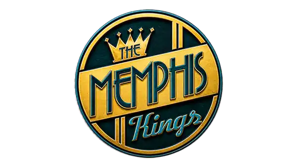 a logo with text on it