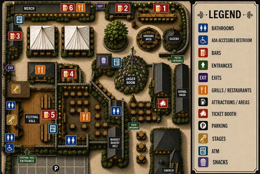 a map of a town