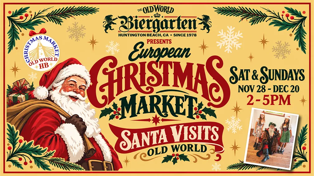 Santa Claus visits Old World Village