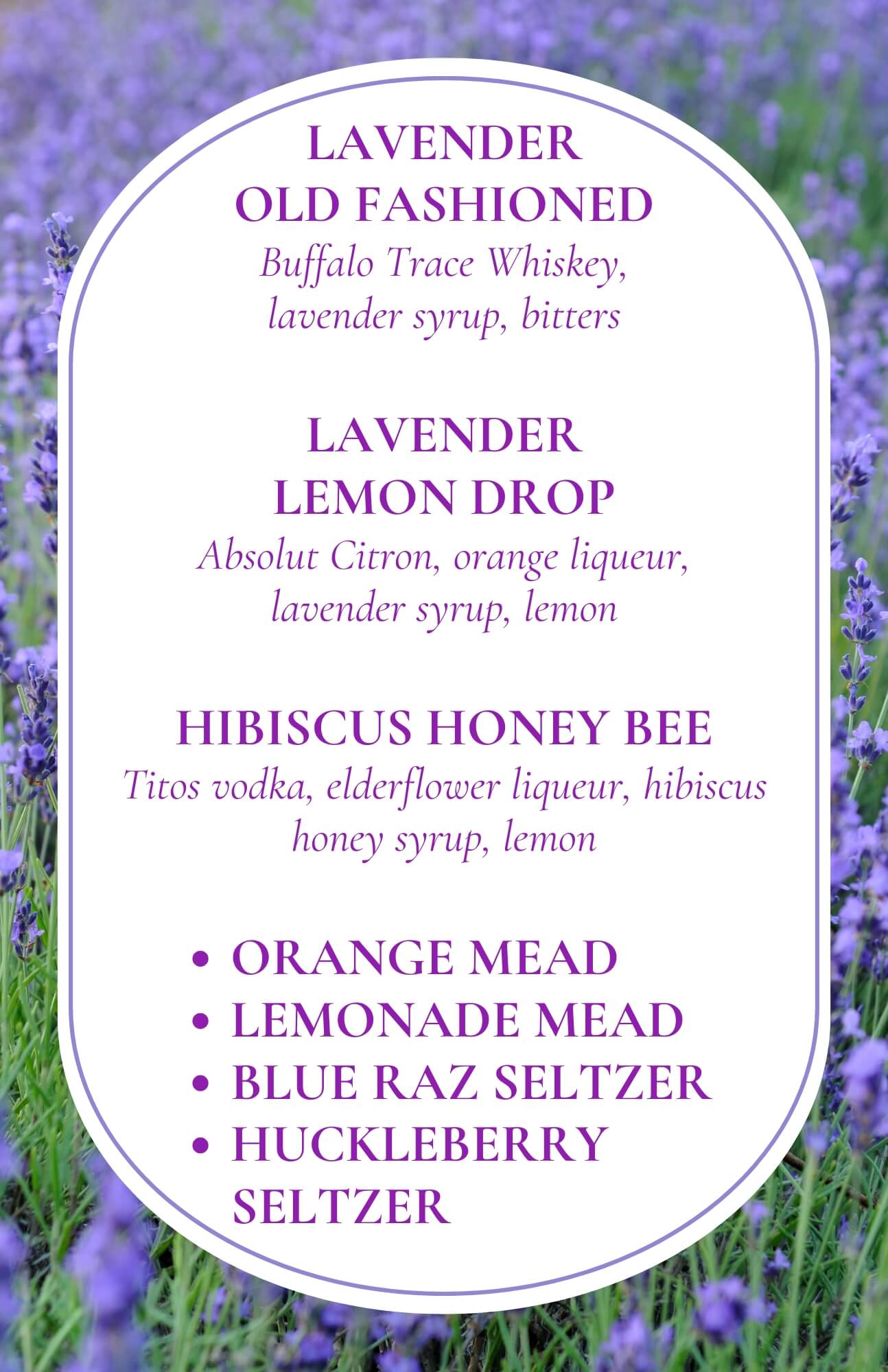 Spring Specials Menu at Old World Huntington Beach