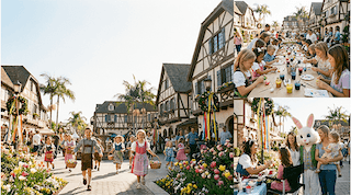 German Easter Egg Hunt at Old World Huntington Beach