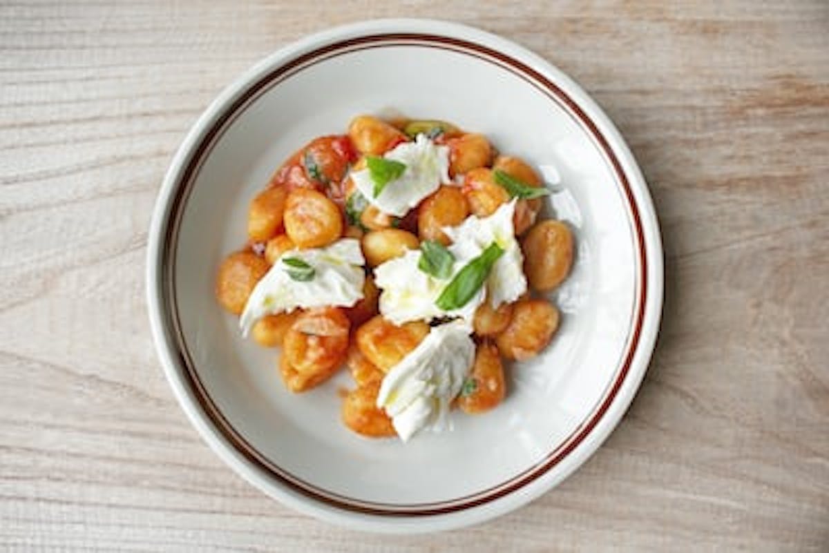 a plate of food on a table