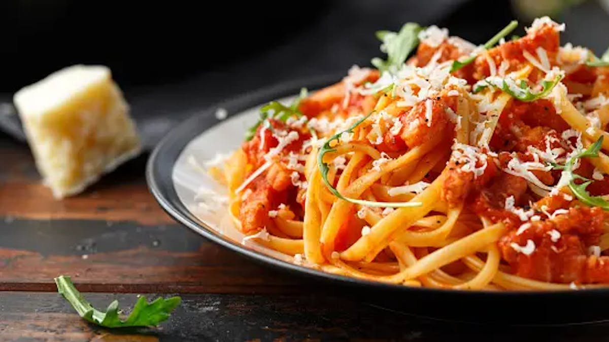 a close up of a bowl of food