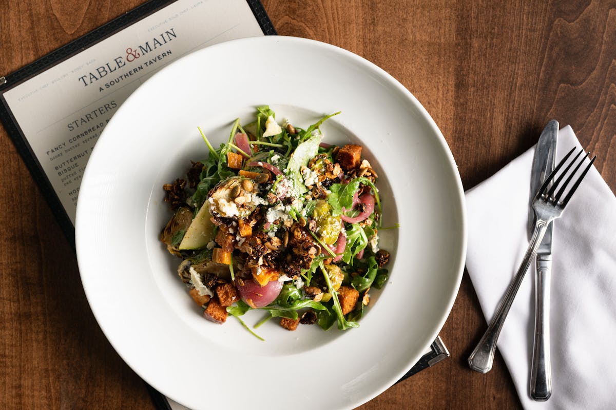 Salad at Table & Main in Roswell, GA