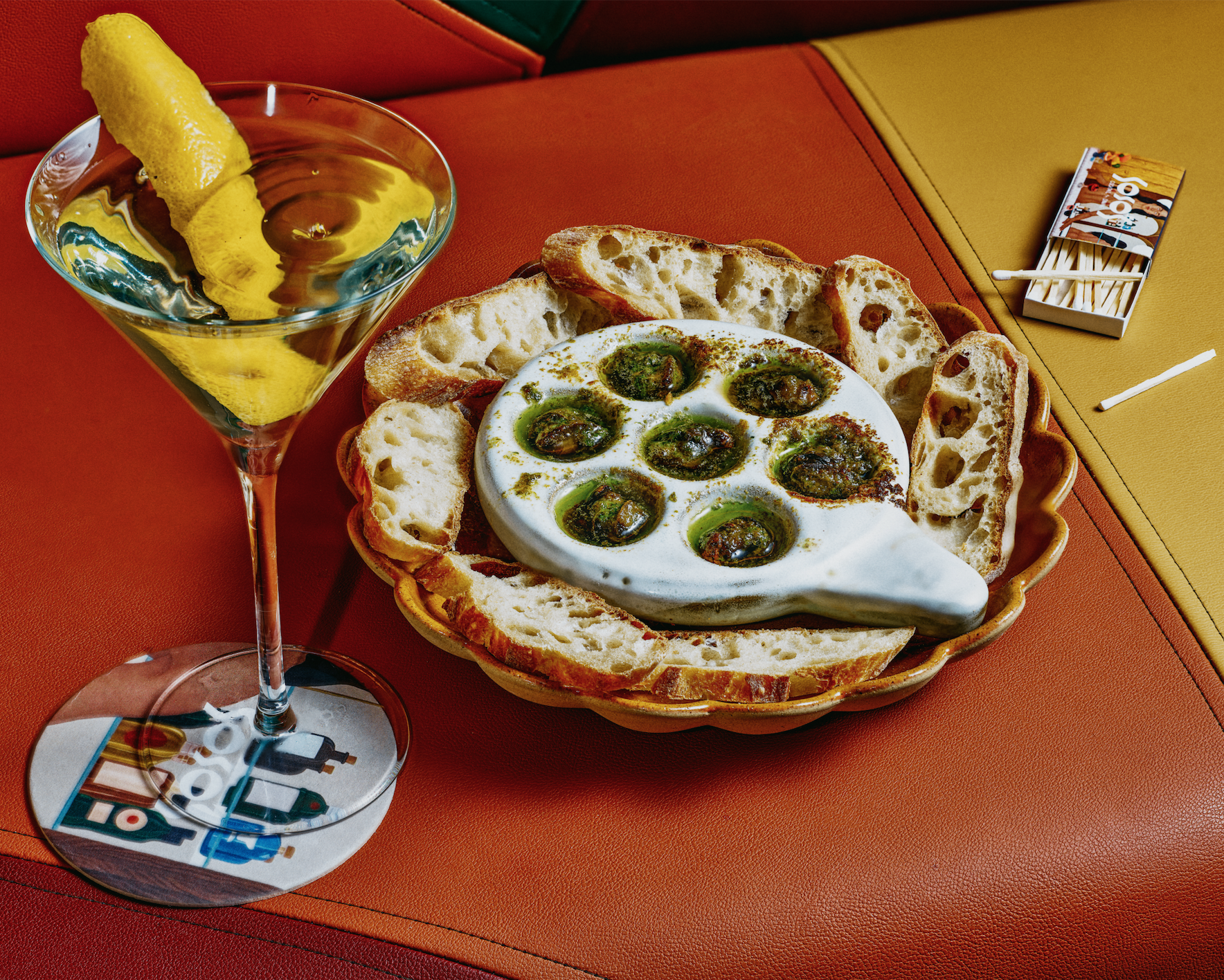 a plate of food on a table