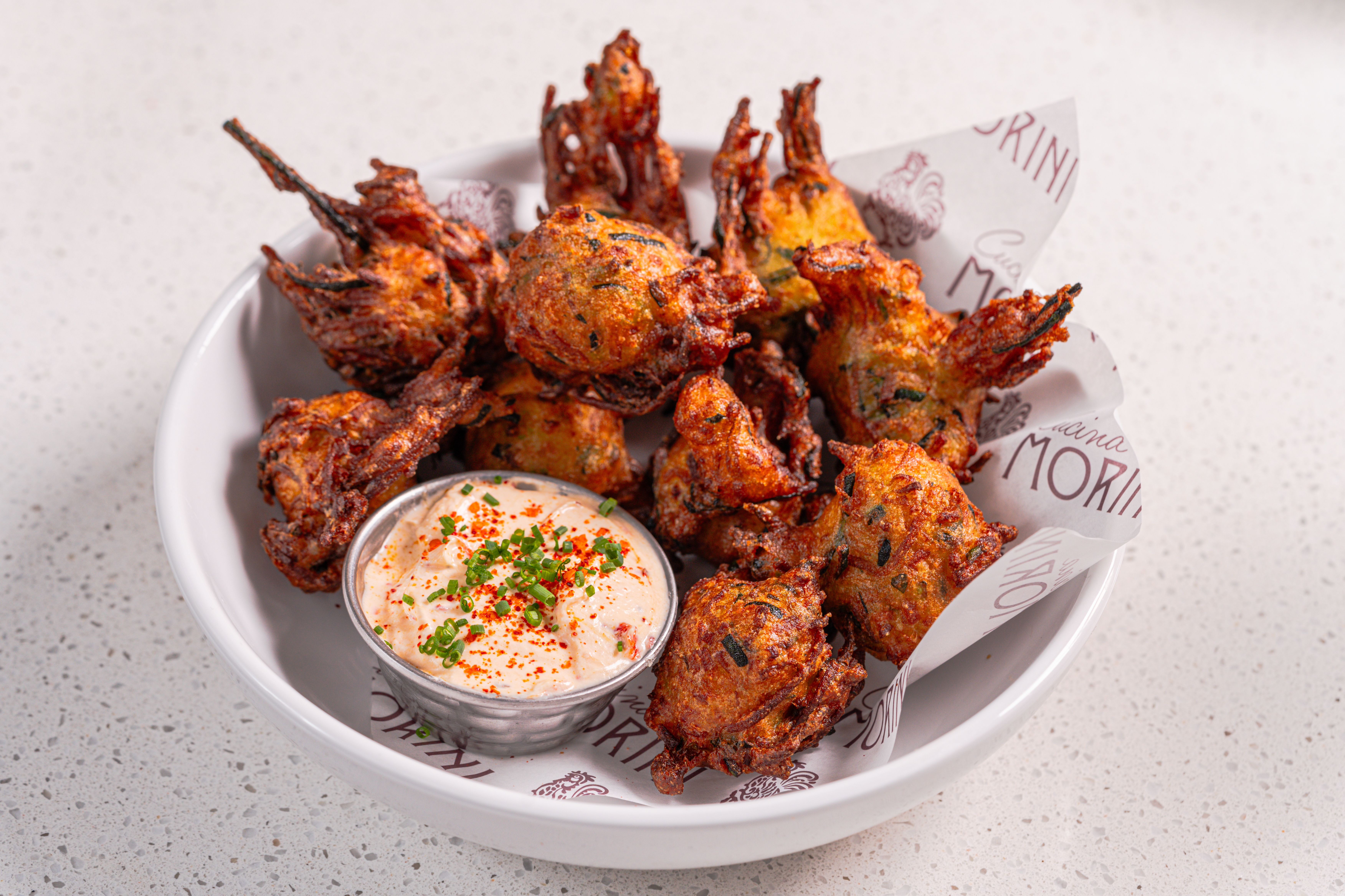 a bowl of fried food