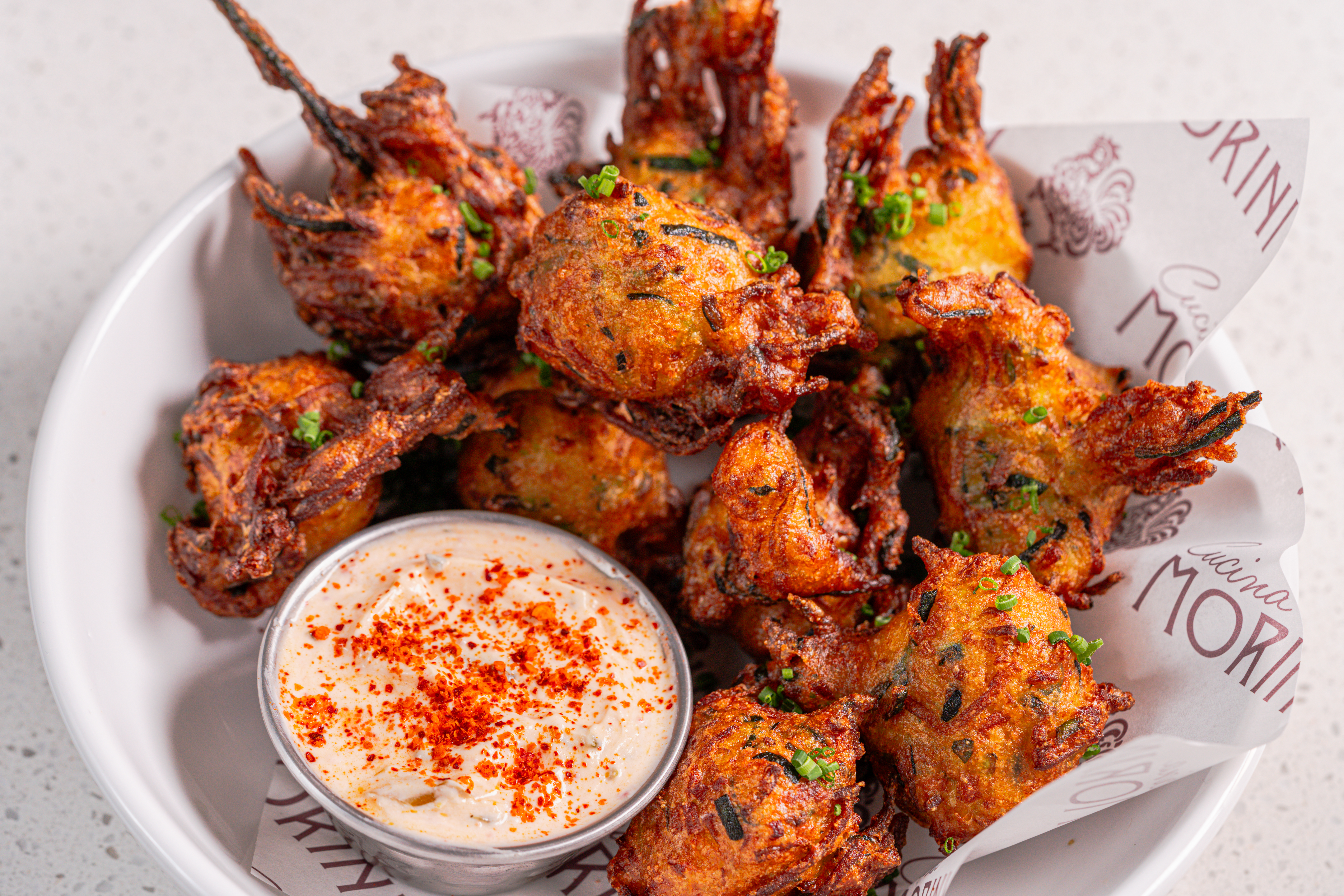a bowl of fried food