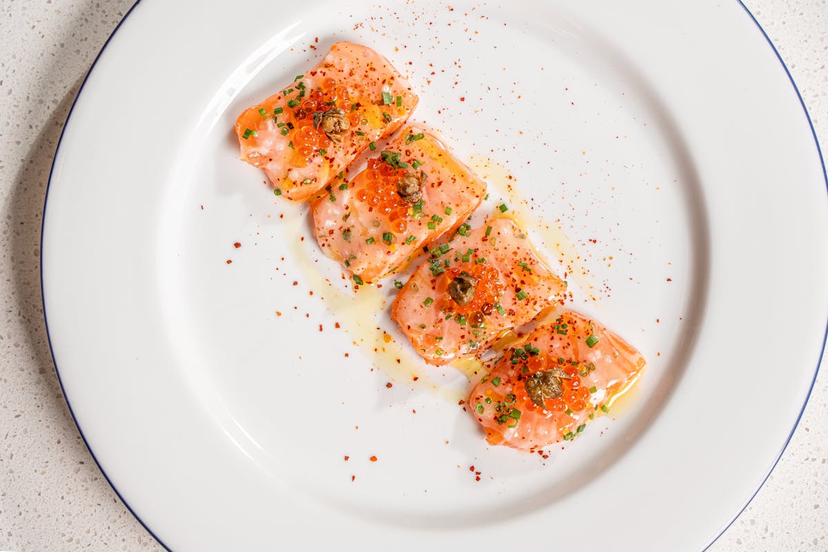a plate of food